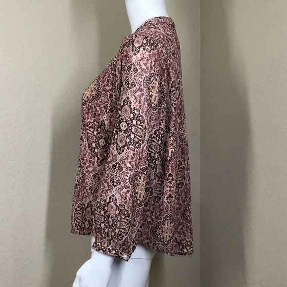 Madewell Kaleidoscope Print Drawstring Top C4 - Picture 6 of 9